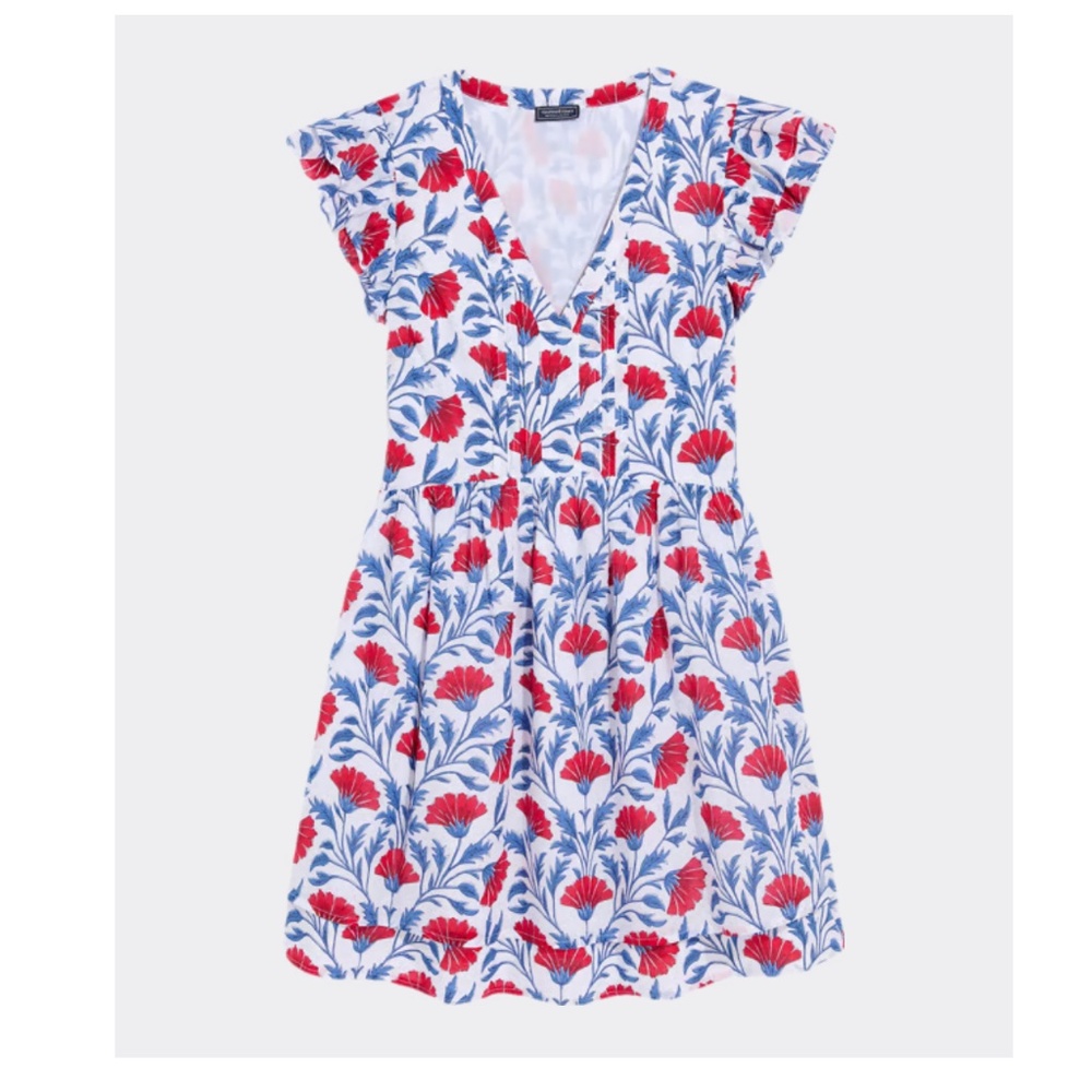 Nora Pintuck Dress - Vineyard Vines NWT - Picture 3 of 3